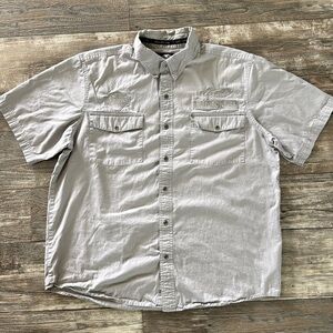HARLEY-DAVIDSON MEN GRAY SHIRT, SIZE X-LARGE